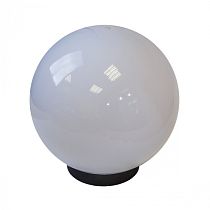 Светильник садово-парковый ЭРА НТУ 01-150-401 Шар белый, напольный D400mm, Е27 Светильник садово-парковый ЭРА НТУ 01-150-401 Шар белый, напольный D400mm, Е27
