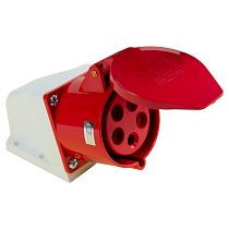 Розетка стационарная наружная TS-125 3P+PE+N 32А 400В IP44  ЭНЕРГИЯ