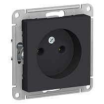 AtlasDesign Карбон Розетка без заземления, 16А Systeme Electric (Schneider Electric)