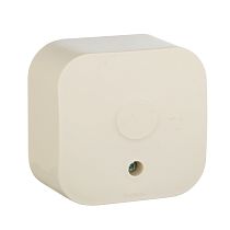 QUTEO Вывод кабеля для открытой установки слоновая кость