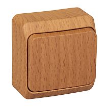 ЭТЮД открытая установка Бук Переключатель 1 клавишный Systeme Electric (Schneider Electric)