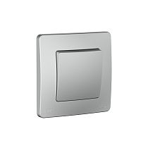 Blanca скрытая установка Алюминий Переключатель 1 клавишный IP44 (сх.6), 10A, 250В Systeme Electric (Schneider Electric)
