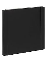 FORTE&PIANO Выключатель 1-клавишный 10А FP101 черный IEK