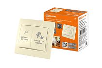 Переключатель с кнопкой "Не беспокоить" и  "Уборка" сл. кость "Таймыр"  TDM