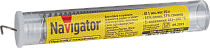 Припой Navigator 93 101 NEM-Pos01-63K-1-F10 (ПОС-63, колба, 1 мм, 10 гр)