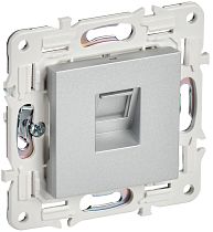 SKANDY Розетка компьютерная RJ45 кат.5E SK-K01S серебряный IEK SKANDY Розетка компьютерная RJ45 кат.5E SK-K01S серебряный IEK