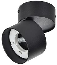LIGHTING Светильник 4040 настенно-потолочный под лампу GX53 черный  IEK