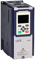 Преобразователь частоты K751 380В 3Ф 2,2кВт 5,6А со встроенным тормозом ONI