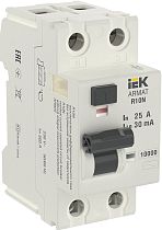 ARMAT Выключатель дифференциального тока R10N 2P 25А 30мА тип AC  IEK
