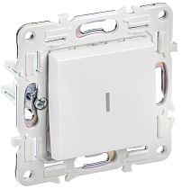 SKANDY Выключатель 1-клавишный с индикацией 10А SK-V07W арктический белый  IEK