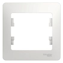 Glossa Белый Рамка 1 постовая Systeme Electric (Schneider Electric)