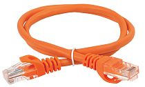 ITK Коммутационный шнур кат. 6 UTP PVC 1м оранжевый IEK ITK Коммутационный шнур кат. 6 UTP PVC 1м оранжевый IEK