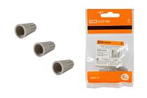 Соединительный изолирующий зажим СИЗ-1 3,0 мм2 серый (5 шт)  TDM Соединительный изолирующий зажим СИЗ-1 3,0 мм2 серый (5 шт)  TDM