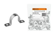 Скоба металлическая 2-х лапковая с внутр. d 21-22 мм (100шт)  TDM