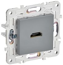 SKANDY Розетка HDMI SK-H01Gr серый IEK