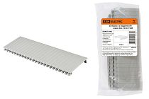 Заглушка 12 модулей DIN серая (RAL 7035)  TDM