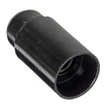 Патрон General GLH-E14-CAR-H-B, карболитовый, Е14, подвесной, без кольца, черный, 1/50/600