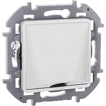 INSPIRIA Вывод кабеля с зажимом для кабеля белый