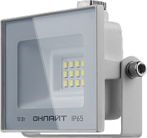 Светильник ОНЛАЙТ 90 131 OFL-10-6K-WH-IP65-LED Светильник ОНЛАЙТ 90 131 OFL-10-6K-WH-IP65-LED