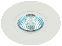 Светильник встраиваемый алюминиевый ЭРА KL83 WH MR16/GU5.3 белый