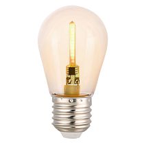 Лампа GLDEN-G45FB-5-230-E27 YELLOW Лампа GLDEN-G45FB-5-230-E27 YELLOW