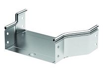 Переходник RRC симметричный 300/150 H50 в комплекте с крепежными элементами и соединительными пластинами, необходимыми для монтажа DKC