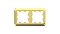 AtlasDesign Antique Рамка 2-постовая, универсальная, Золото Systeme Electric (Schneider Electric) AtlasDesign Antique Рамка 2-постовая, универсальная, Золото Systeme Electric (Schneider Electric)
