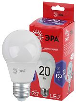 Лампа светодиодная ЭРА RED LINE LED A65-20W-865-E27 R груша холодный дневной свет