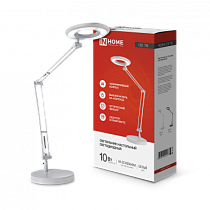 Светильник настольный светодиодный CRAFT ССО-17Б 10Вт 6500К 700Лм с оптическим фильтром, с адаптером БЕЛЫЙ IN HOME Светильник настольный светодиодный CRAFT ССО-17Б 10Вт 6500К 700Лм с оптическим фильтром, с адаптером БЕЛЫЙ IN HOME