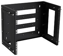 ITK Рама настенная регулируемая 300-500мм 9U черная