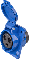 Розетка NCA-SR423-32-220 стационарная скрытая 32А 2P+PE IP44 Navigator