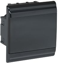 Корпус модульный пластиковый ЩРВ-П-6 IP41 встраиваемый PRIME черный  IEK