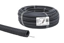 Труба гофрированная ПВХ d 16 с зондом (100 м) легкая народная TDM