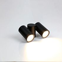 Фасадный светильник General GWL-2MR16-GU10-R-IP65 Черный Люмикс