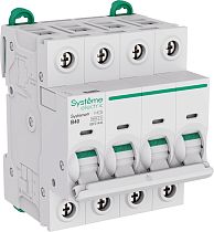 Systeme9 Автоматический выключатель (АВ) B 40A 4P 6kA 400В Systeme Electric