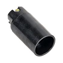 Патрон карболитовый подвесной Е14 черн. EKF PROxima