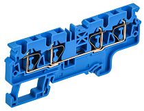 ARMAFIX Клемма пружинная CX4-4 BU 4мм2 четырехконтактная синяя IEK