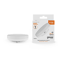 Лампа светодиодная Gauss BASIC GX53 12,5Вт 830lm 3000K Лампа светодиодная Gauss BASIC GX53 12,5Вт 830lm 3000K