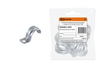 Скоба металлическая однолапковая с внутр. d 19-20 мм (10 шт)  TDM