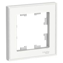 AtlasDesign Art Белый Рамка 1постовая Systeme Electric (Schneider Electric)