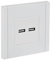 FORTE&PIANO Розетка USB A+A 3,1А FP249 белый IEK FORTE&PIANO Розетка USB A+A 3,1А FP249 белый IEK