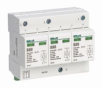 Ограничитель перенапряжений 1P+N 80кА класс B 440В DEKraft