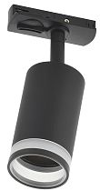 Светильник LIGHTING 4116 декоративный трековый поворотный под лампу GU10 черный  IEK
