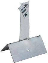 Держатель проводника круглого 6-10мм винтовой для конька широкий h=100мм оцинкованная сталь HDZ IEK