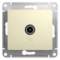 Glossa Бежевый Розетка TV Systeme Electric (Schneider Electric)