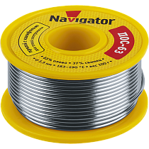 Припой Navigator 93 777 NEM-Pos05-63K-1-K100 (ПОС-63, катушка, 1 мм, 100 гр) Припой Navigator 93 777 NEM-Pos05-63K-1-K100 (ПОС-63, катушка, 1 мм, 100 гр)