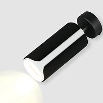 Спот на основании GWL-GU10-M-IP20 Одинарный Черный + Белый Монохром