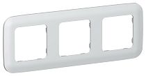 FLITE Рамка 3-местная РУ-3-А-ФлЖ жемчуг IEK