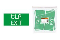 Знак "ВЫХОД" 200х100мм (армянский язык)  TDM