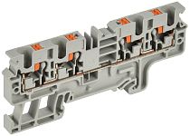 Колодка клеммная CP-MC 4 вывода 4мм2 серая IEK Колодка клеммная CP-MC 4 вывода 4мм2 серая IEK